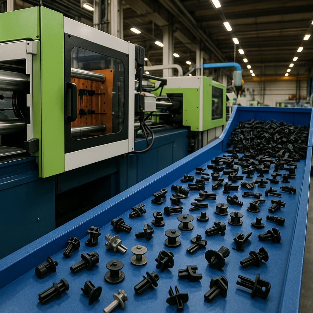 Mika şeffaf kutu ve plastik parça üretim hattı